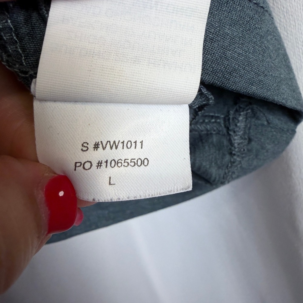 Vuori Energy Tee Shirt Women Large Gray Short Sleeve VW1011 Activewear Tshirt - Picture 5 of 7